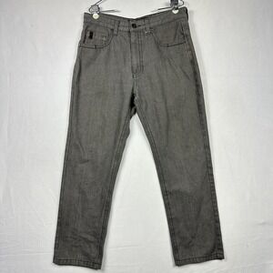 Vintage SouthPole Y2K Jeans Men's Size‎ 34 Gray Baggy Straight Leg RN82628